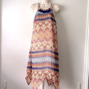 Sequin Hearts Women’s Handkerchief Hem Dress. Size Small